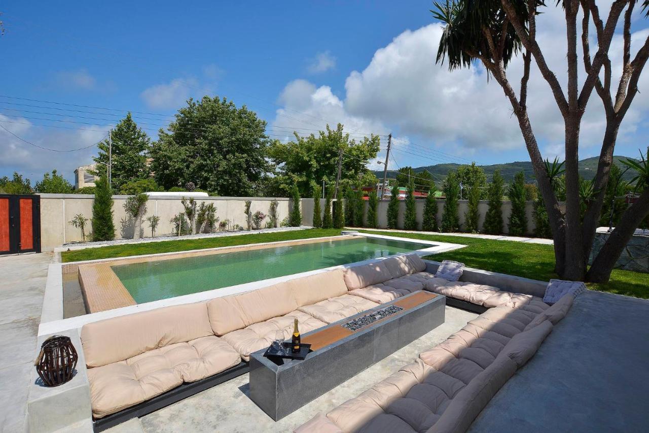 Villa Flamingo - 4 Bedrooms - Private Pool - Next To Renowned Issos Beach & Lake Korission Línia Buitenkant foto